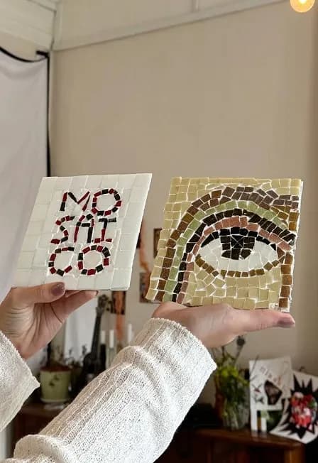 Панно: Мозаика Зеркало. Мастер-класс