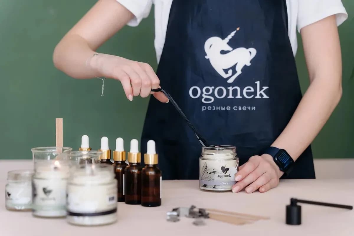 Творческий мастер-класс по изготовлению свечи с тайным посланием (Ogonek)