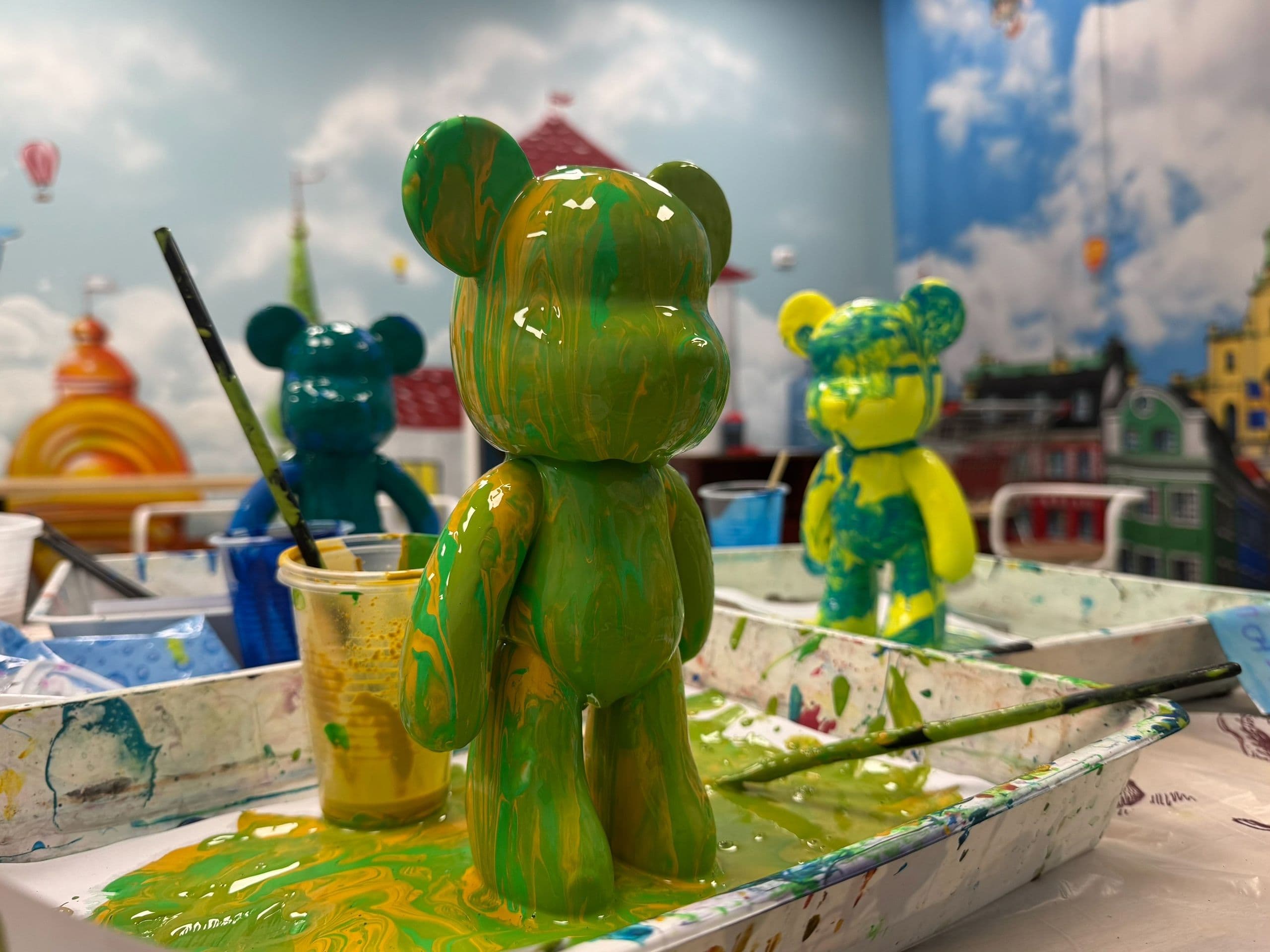 Роспись мишек Bearbrick (Волшебная миля)