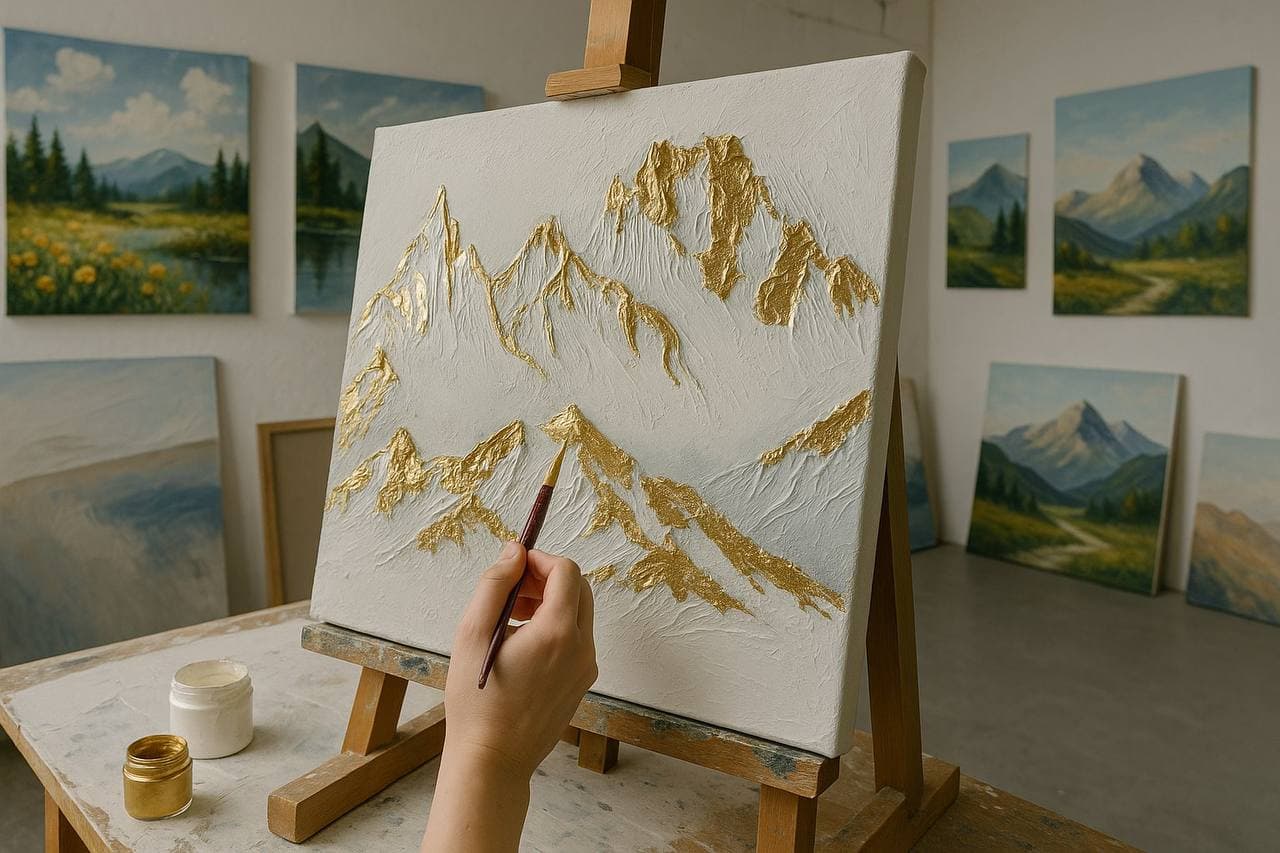 Трёхмерная живопись (В центре Мира)