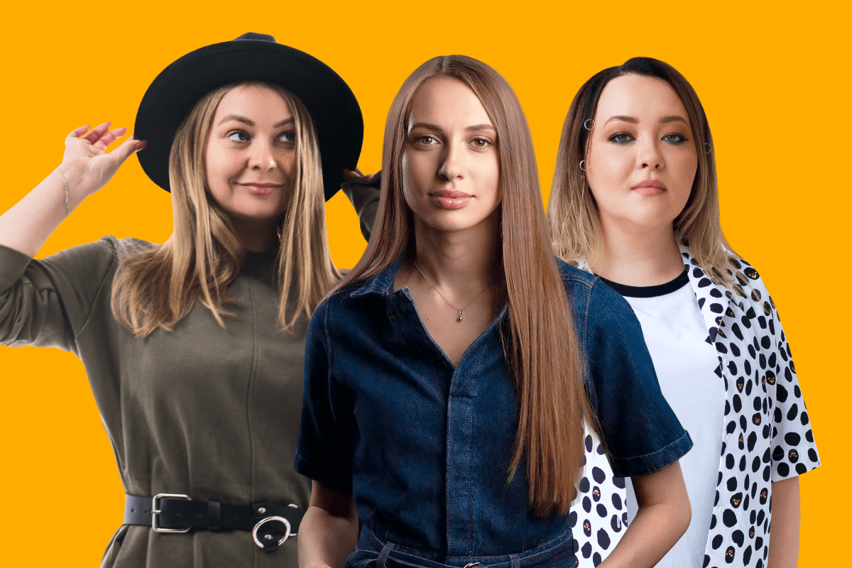 Виктория Складчикова, Елена Корнеева, Карина Салихова (StandUp Cafe)