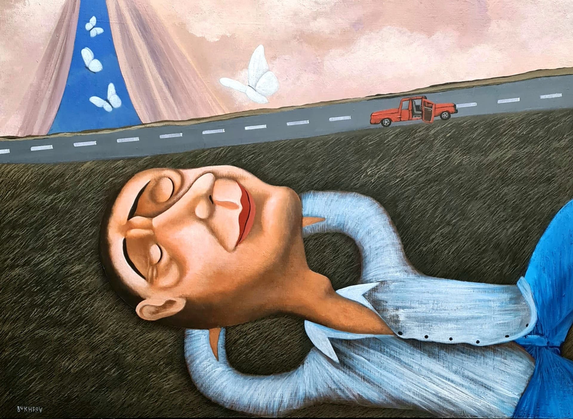 Кураторская экскурсия по выставке Дмитрия Бухрова «Какой во мне смысл?» (Музей наивного искусства)