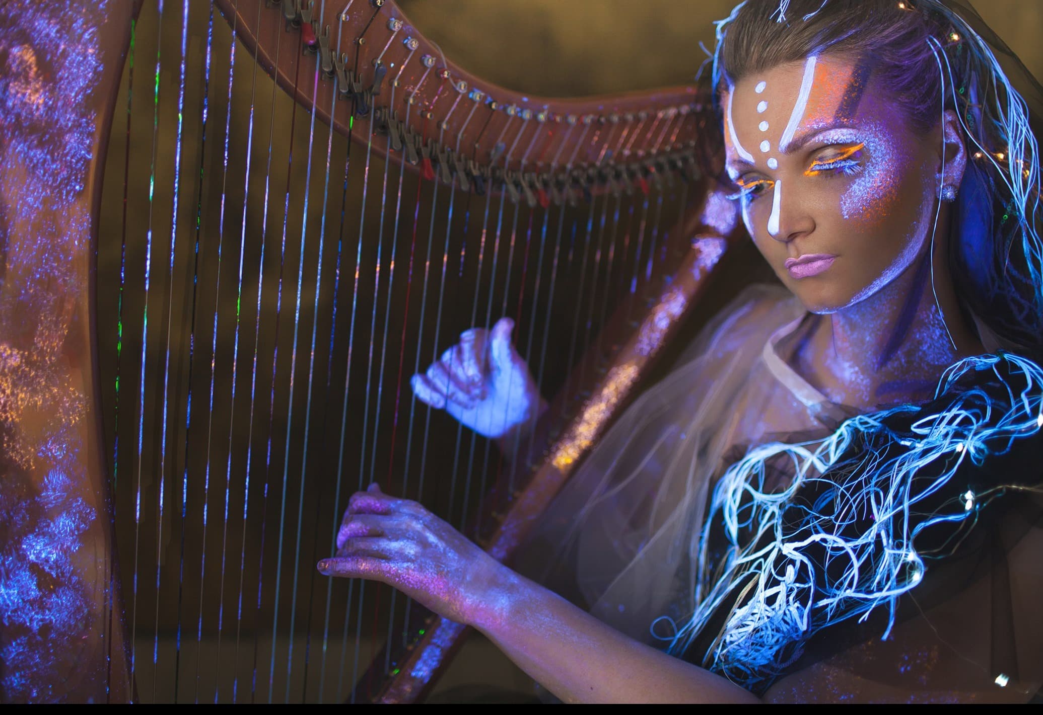 Арфа в темноте (Дом музыки)