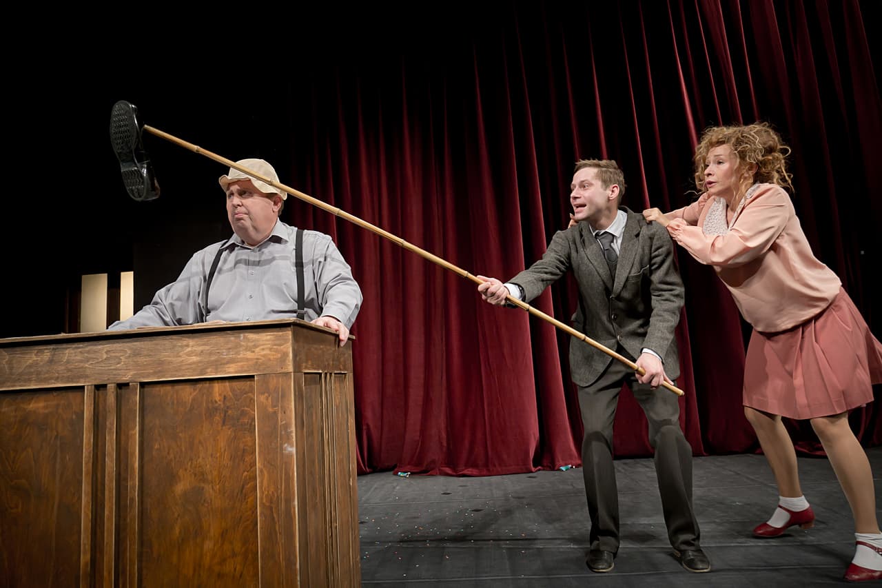 Лёля и Минька в Школе клоунов (Эрмитаж)