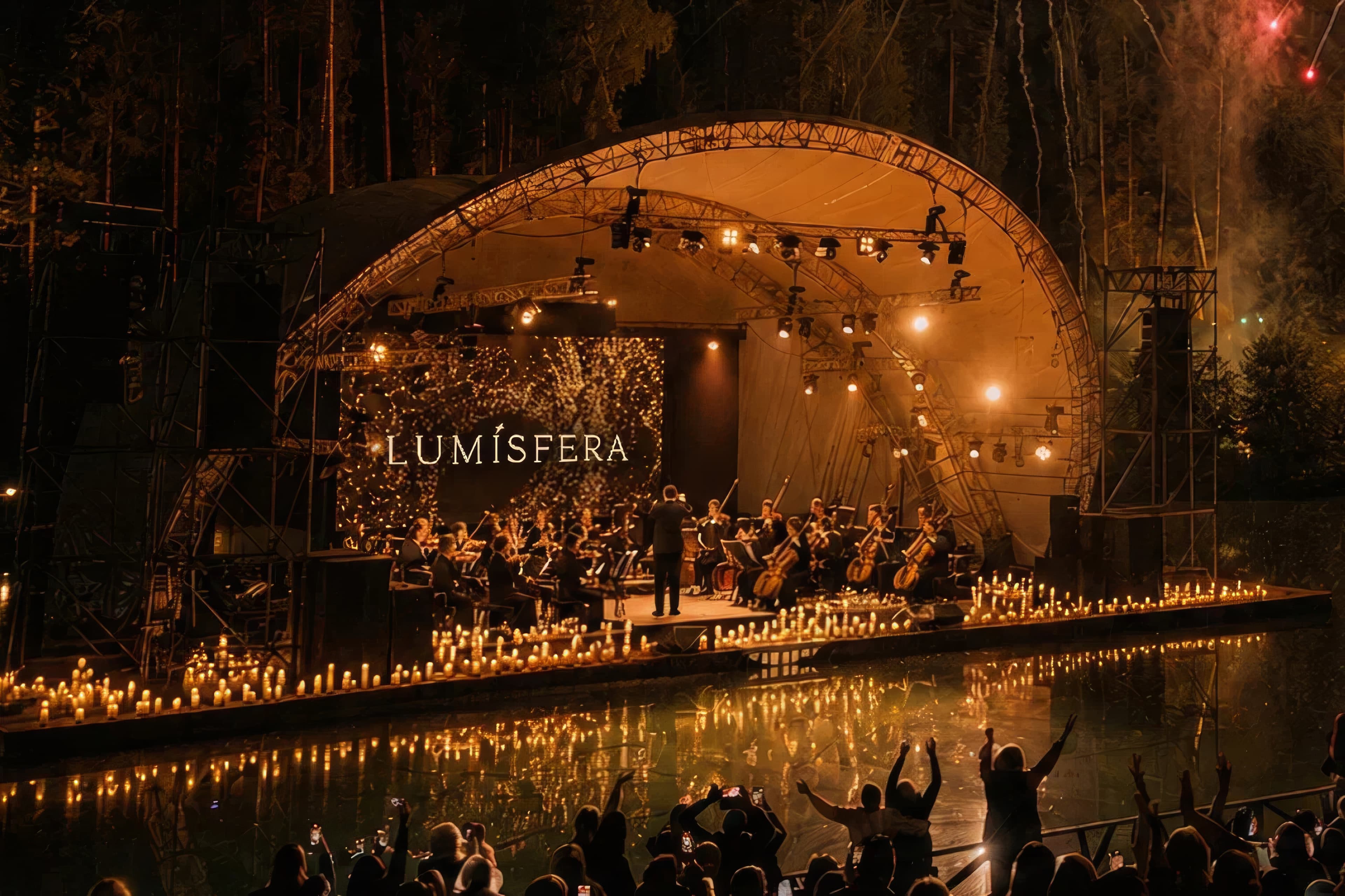 Lumisfera. Музыка под звёздами при свечах (Летняя сцена на воде (Доброград))