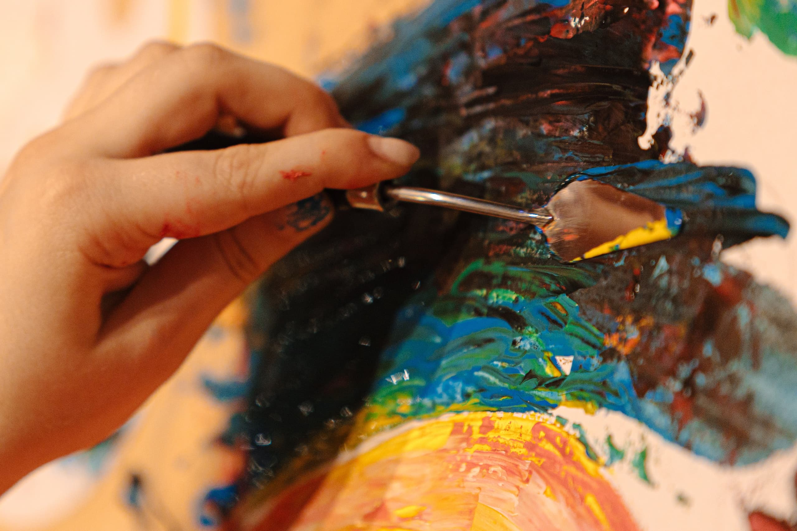 Фактурная картина. Морские мотивы (Музей изобразительных искусств)