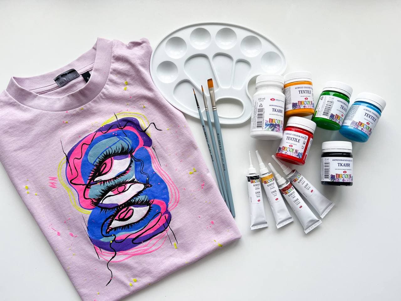 Роспись футболки (Музей изобразительных искусств)