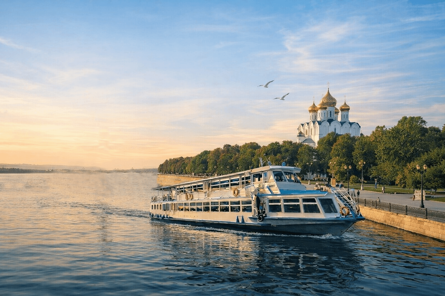 Речная прогулка по Волге (Теплоход «Ярославия» (Речной вокзал))