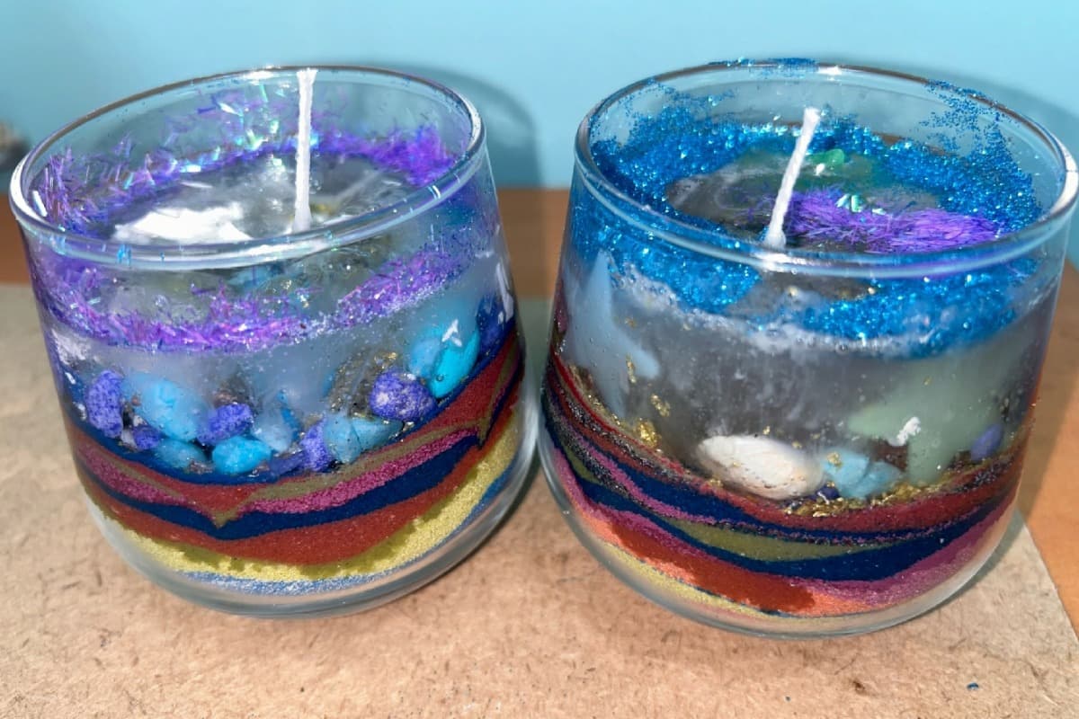 Создание гелевой свечки с песочной церемонией (Арт-студия в Фокусе)