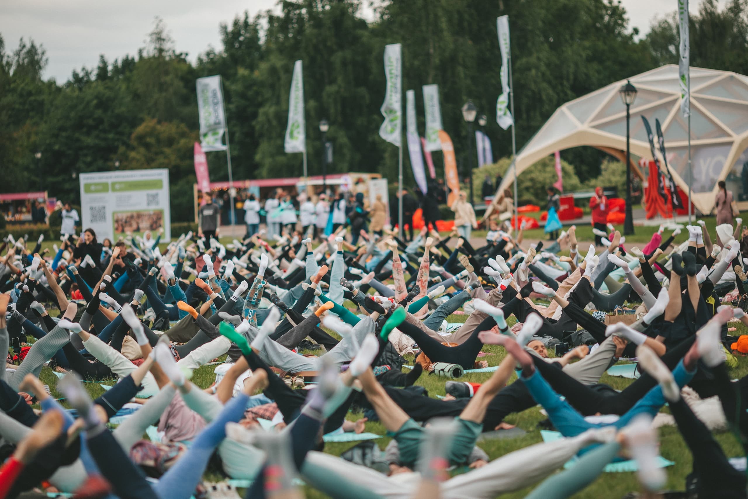 12-й Международный день йоги в России (Музей-заповедник «Царицыно»)