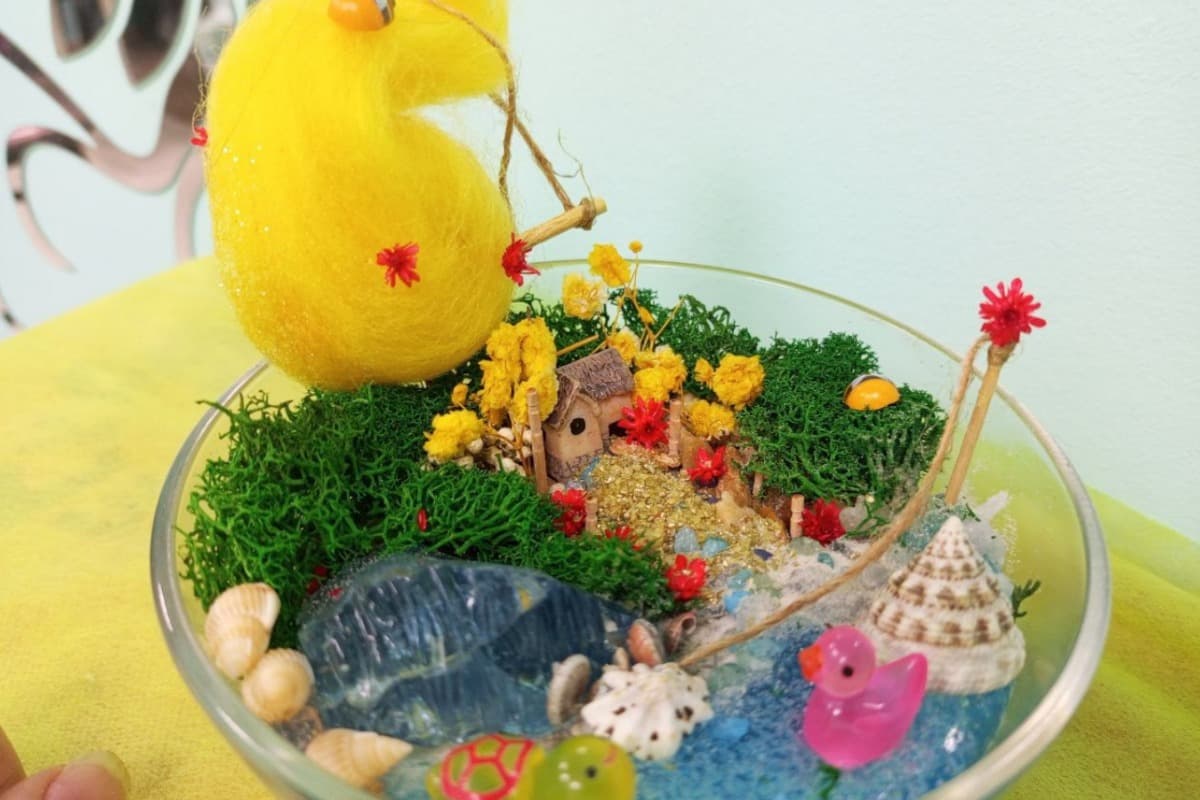 Арт-встреча: создание арт-композиции композиции из мха (моссариума) (Арт-студия в Фокусе)