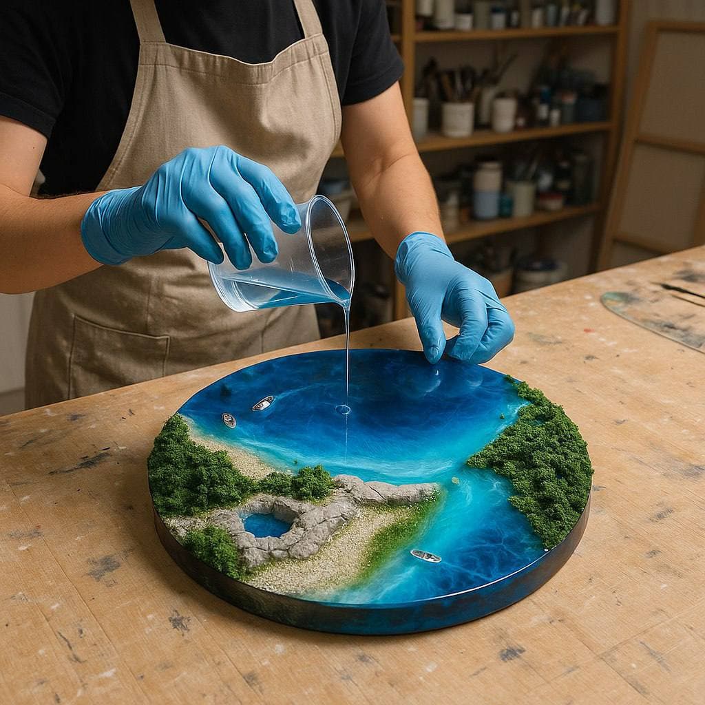 Эпоксидная живопись. Айвазовский (Дом художника)