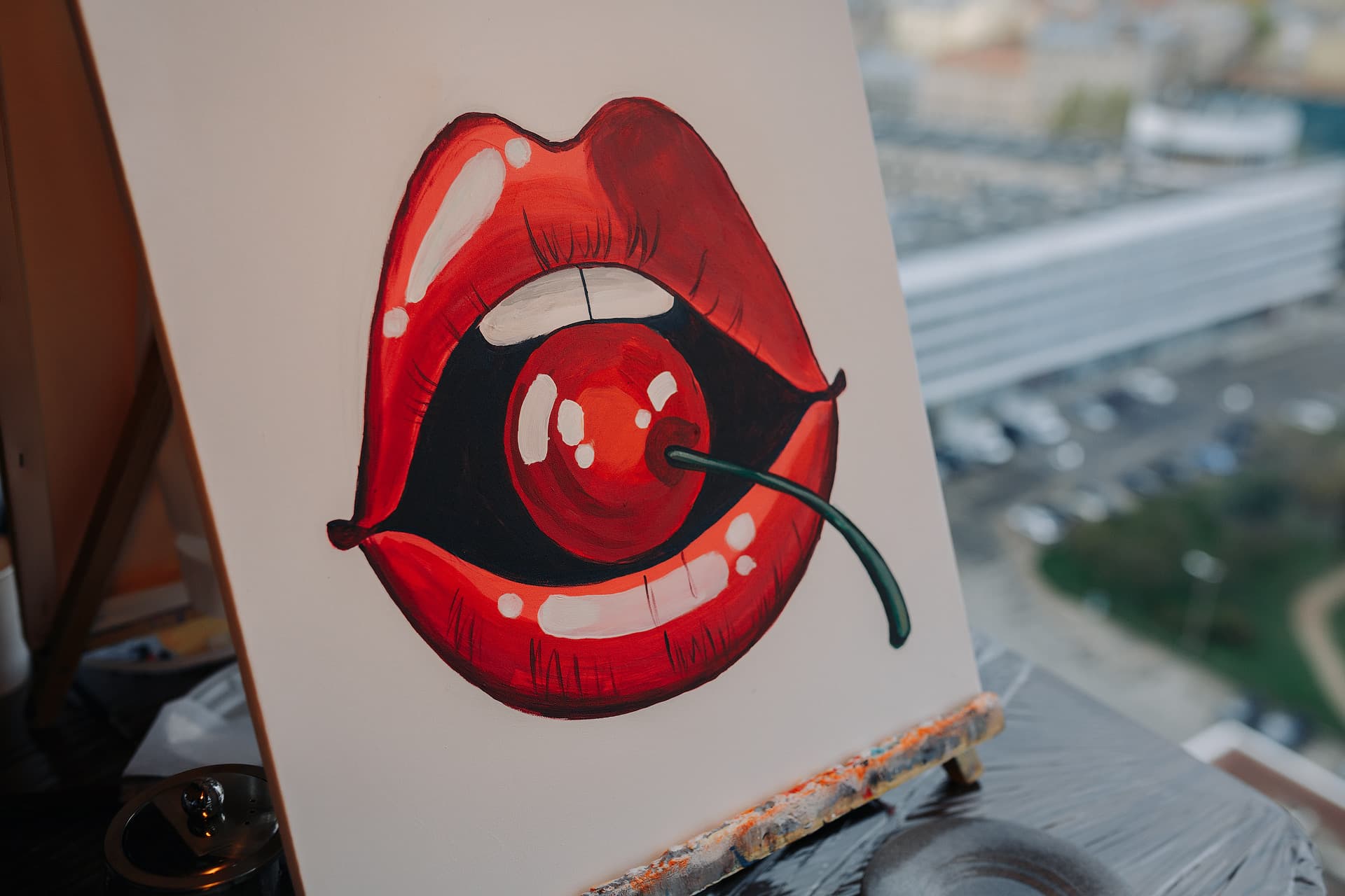 Арт-вечеринка Artvibes. Рисуем акрилом на холсте