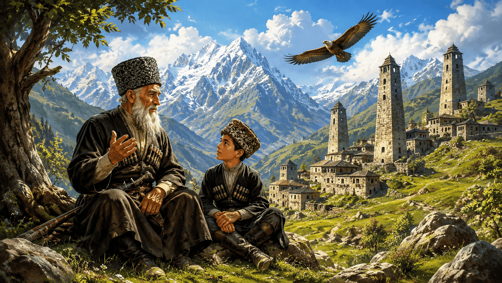 Чеченские сказки (Музей русской сказки «За лесами, за горами»)