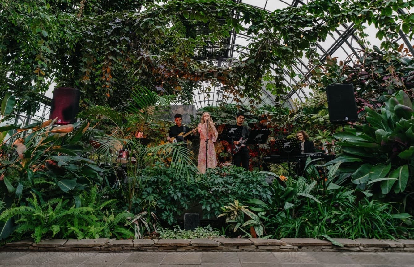 Музыка в оранжерее Таврического сада (Оранжерея Таврического сада)