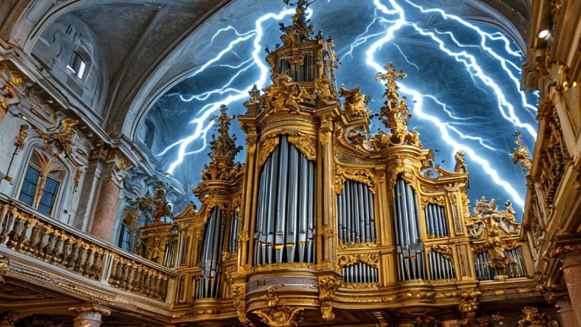 Рок-хиты на органе при свечах (Центр искусства и музыки библиотеки им. Маяковского)