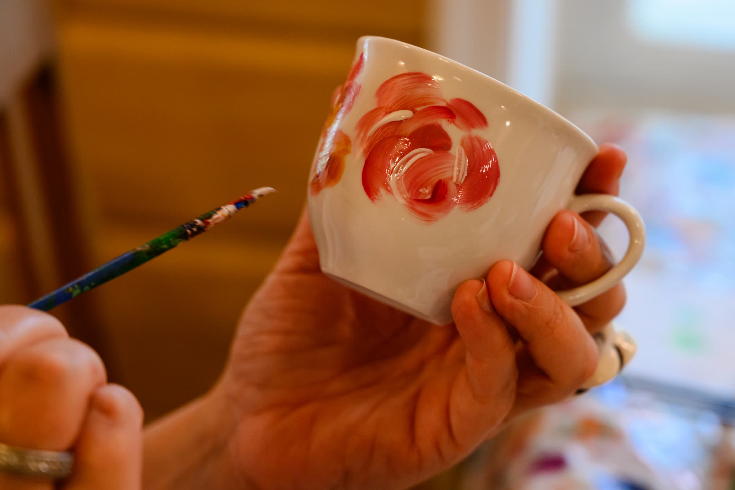 Роспись фарфора (Архангельское)