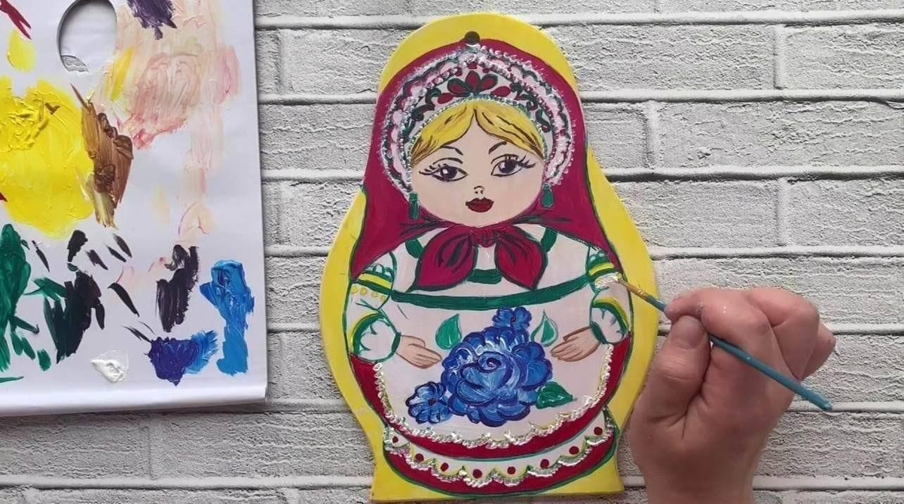 Русская душа матрёшки (Библиотека им. Крупской)