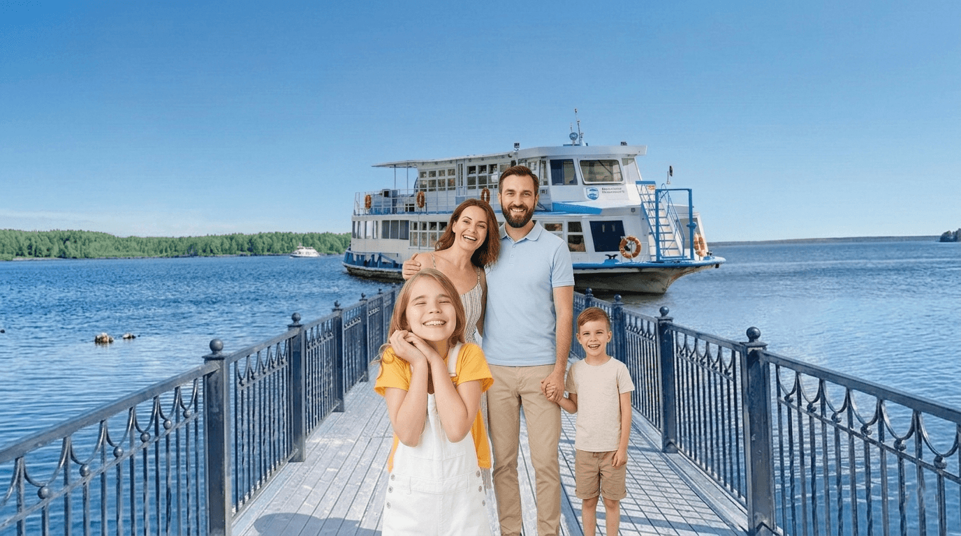 Семейная программа на теплоходе. Пиратский бунт (Теплоход «Ярославия» (Речной вокзал))