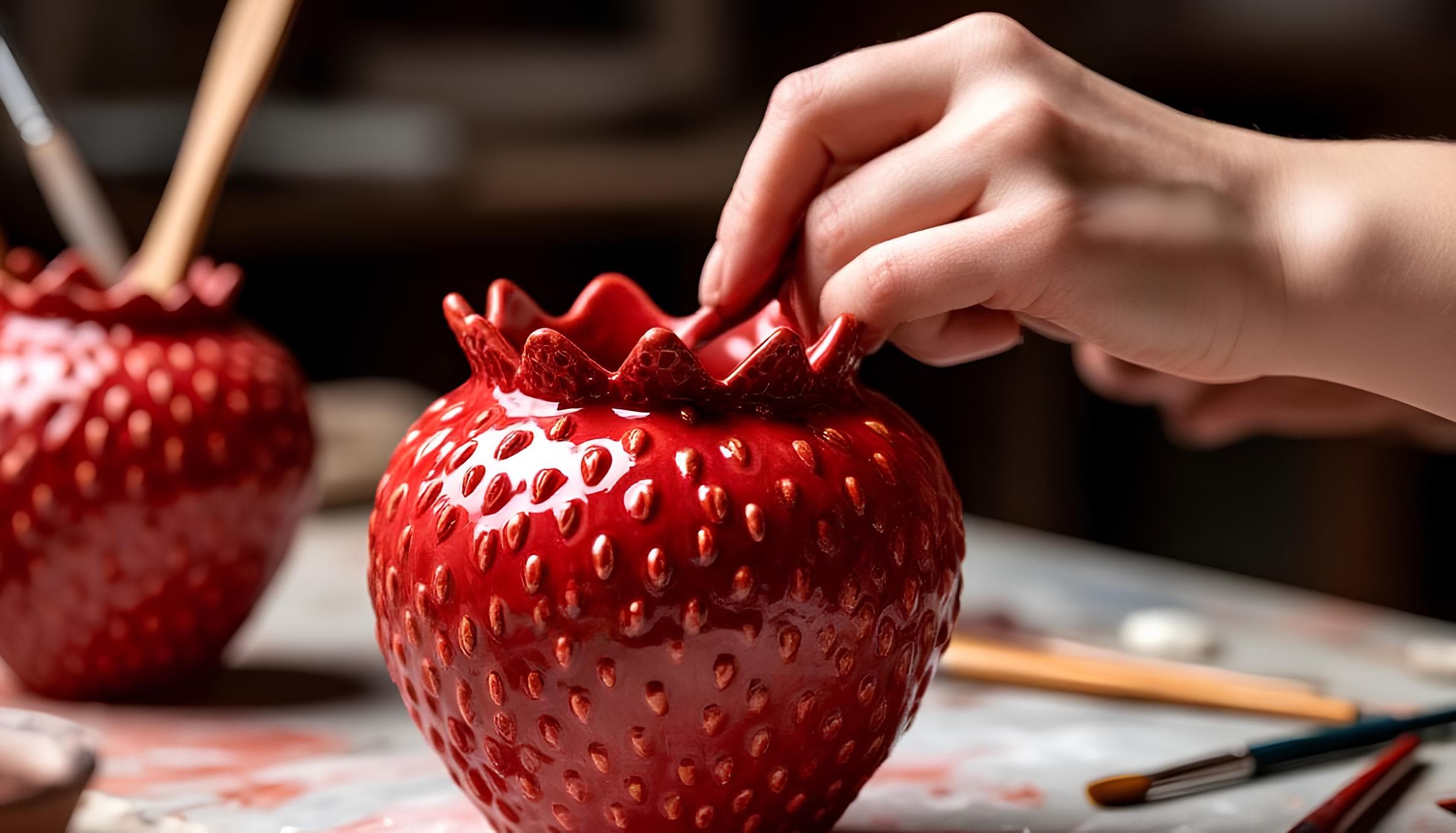 Глиняная ваза (Художественные мастерские)