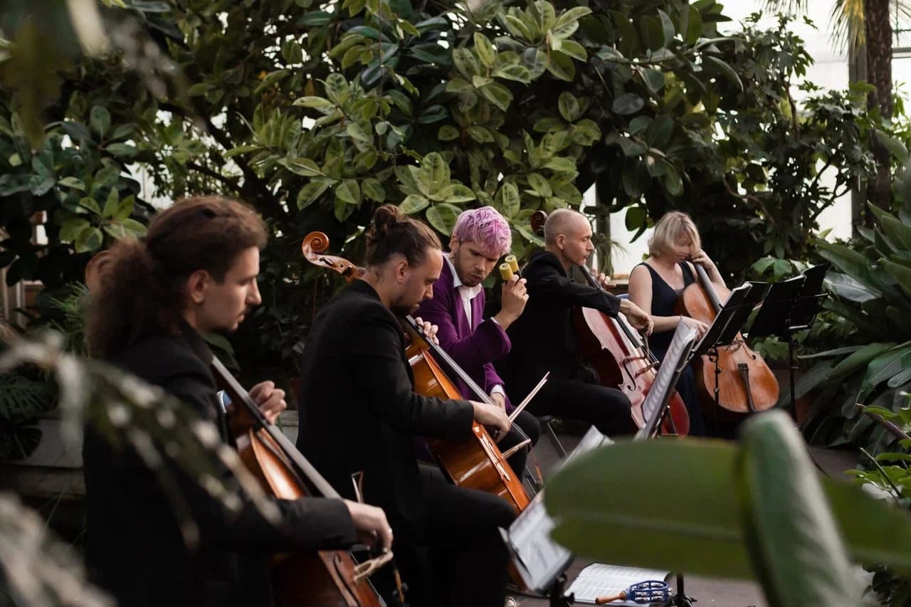 Магия свечей. Рок-хиты на виолончелях в оранжерее (Оранжерея Таврического сада)
