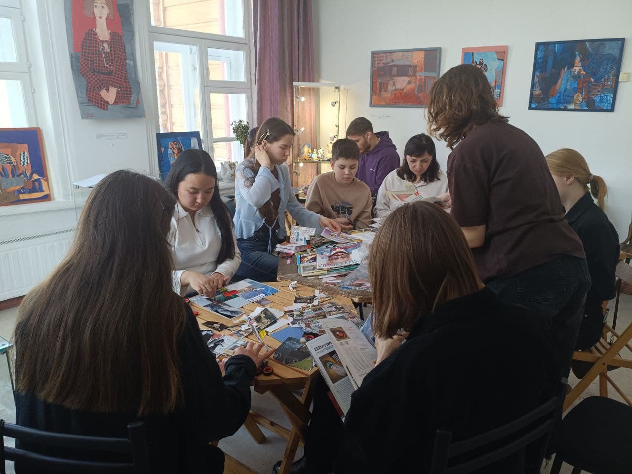 Мастер-класс по коллажу (Дом искусств)