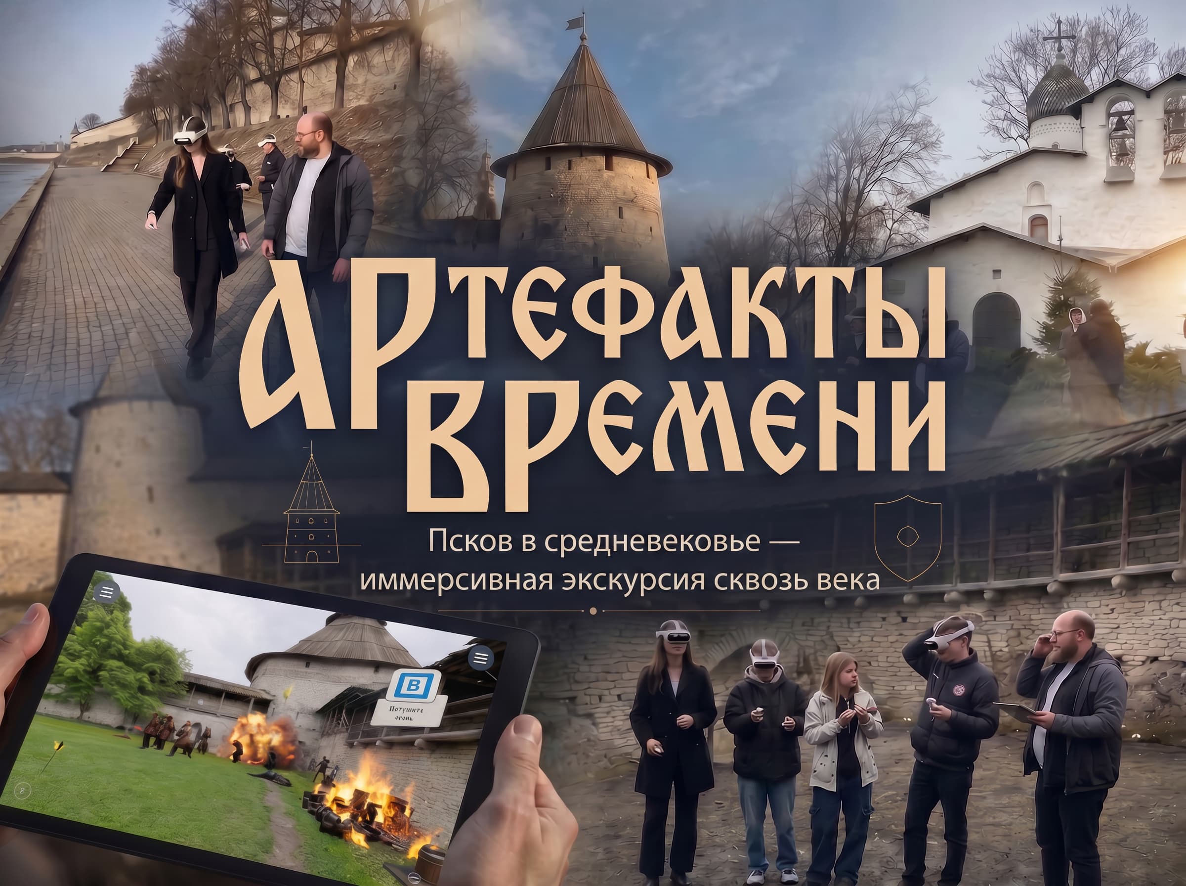 АРтефакты ВРемени: Псков в средневековье — иммерсивный тур (АРтефакты ВРемени: Псков в средневековье — иммерсивная экскурсия сквозь век)