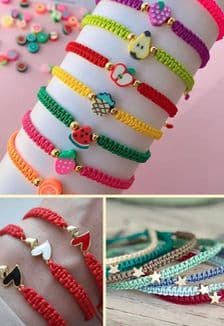 Браслеты из нейлоновой нити: Мастер-класс