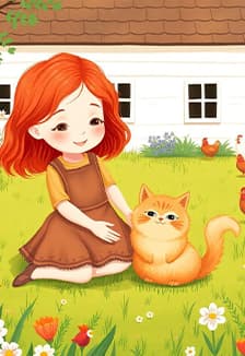 Рыжая девочка и кот Персик. Бэби-спектакль