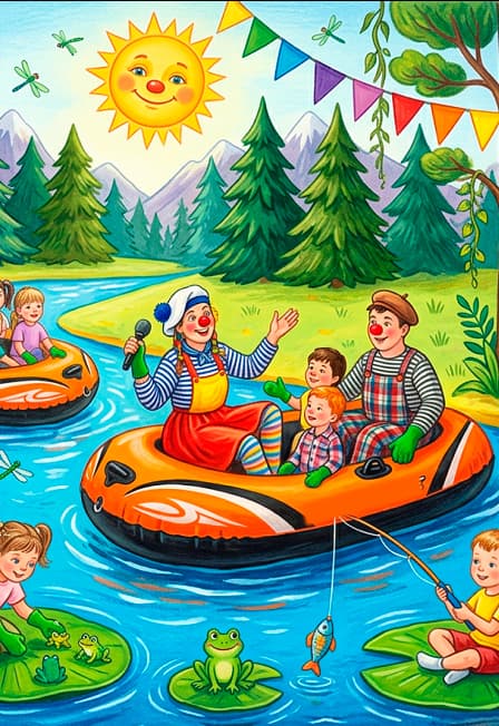 Синяя река. Бэби-спектакль