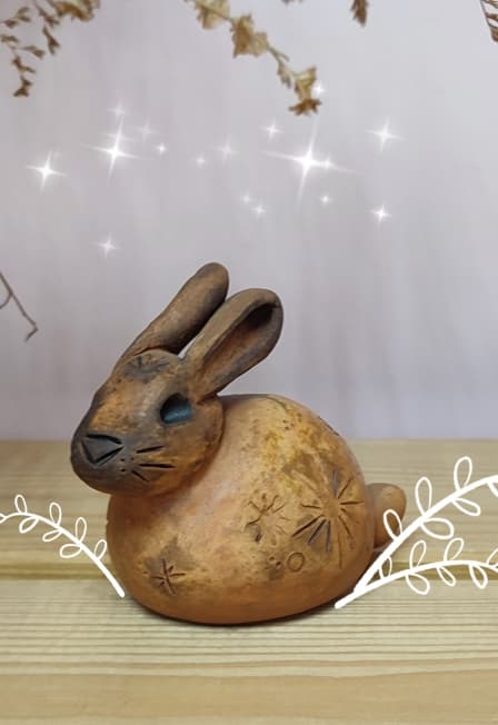 Мастер-класс по лепке из глины Пасхальный зайчик