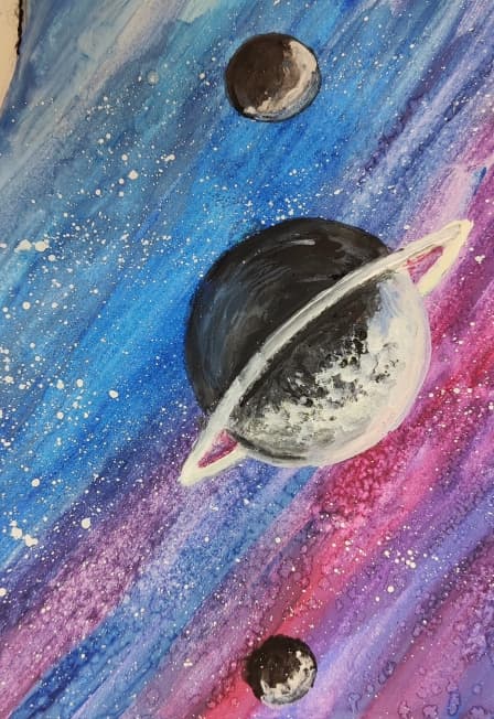 Мастер-класс по рисованию Космос