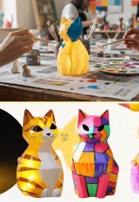 Ночник "Кошка". Мастер-класс