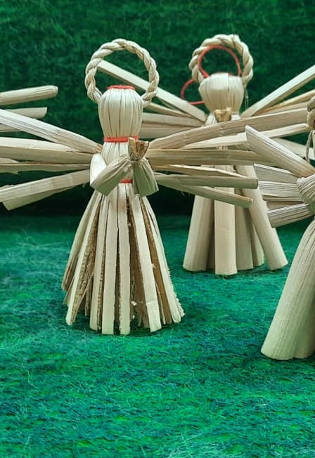 Мастер-класс по плетению из чакана Ангел