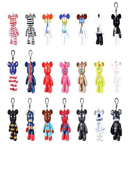 Роспись брелоков мишек Bear brick. Мастер-класс