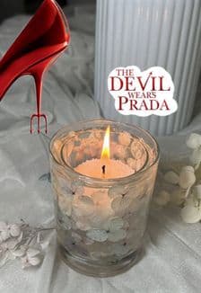 Ботаническая свеча с сухоцветами и под фильм "Дьявол носит Prada": Творческий киновечер