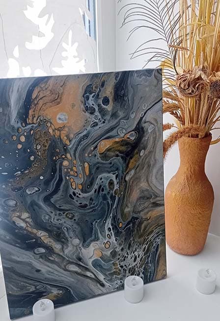 Жидкий акрил. Мастер-класс