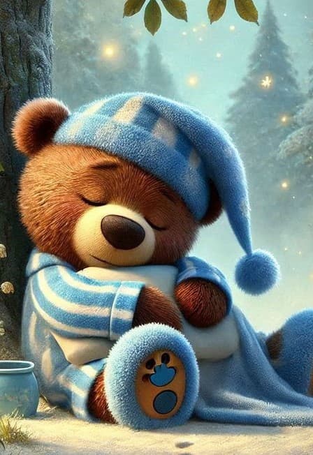 Медвежонок просыпается
