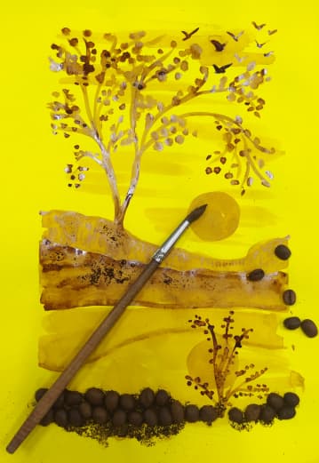 Творческий мастер-класс «Ароматная живопись»