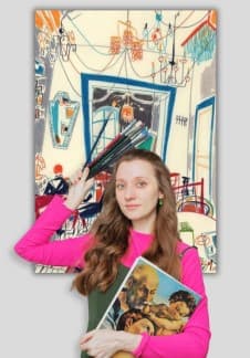 Мастер-класс по графике Агаты Полуянчик