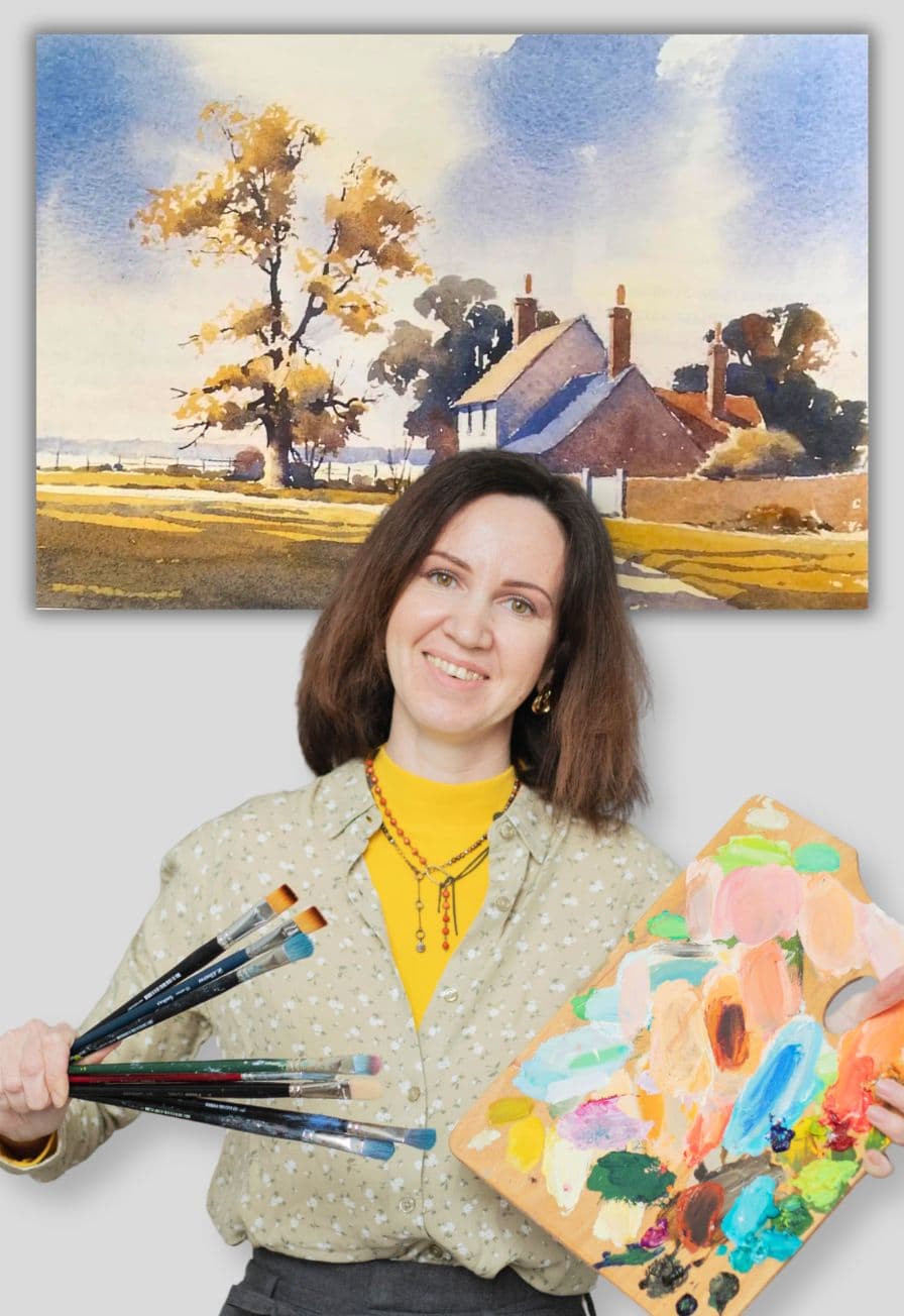 Мастер-класс по акварели Марины Савчук