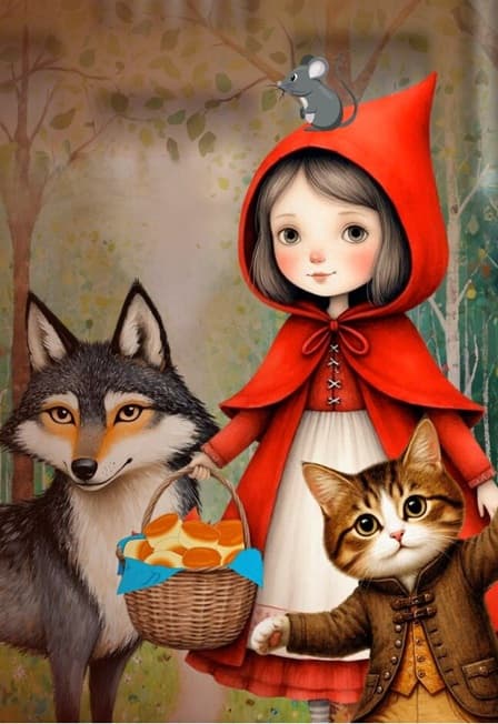 Как Красноя Шапочка счастье искала