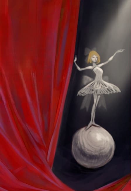 Девочка на шаре