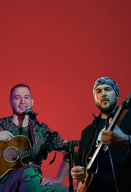 Акустический дуэт: Александр Пронин и Сергей Лебедев
