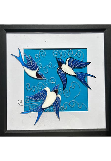 Живопись по стеклу с весенним мотивом. Мастер-класс