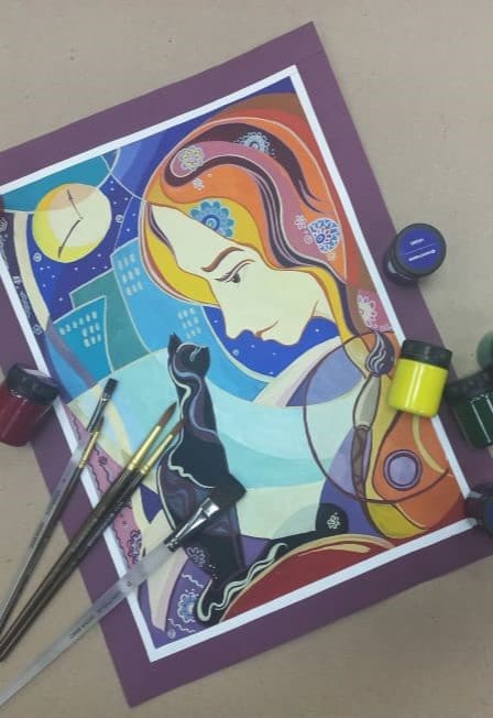 Стилизация. Портрет. Мастер-класс