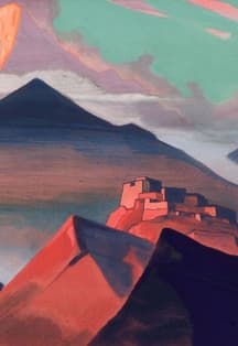 Рисуем горы Рериха сухой пастелью. Мастер-класс