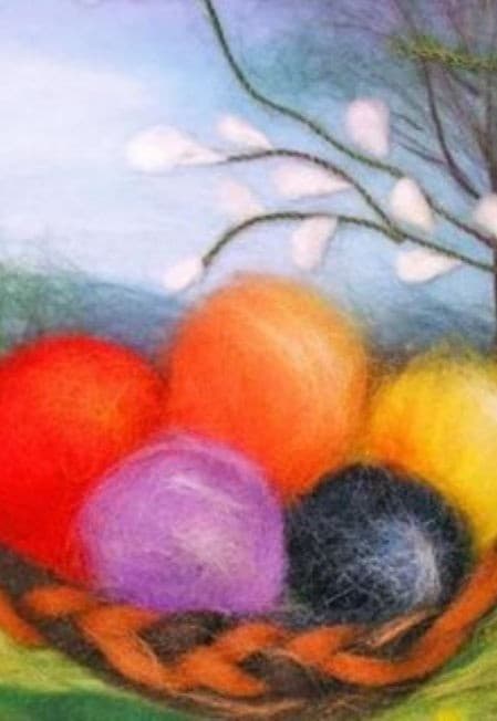 Мастер-класс «Живопись шерстью. Фрукты»