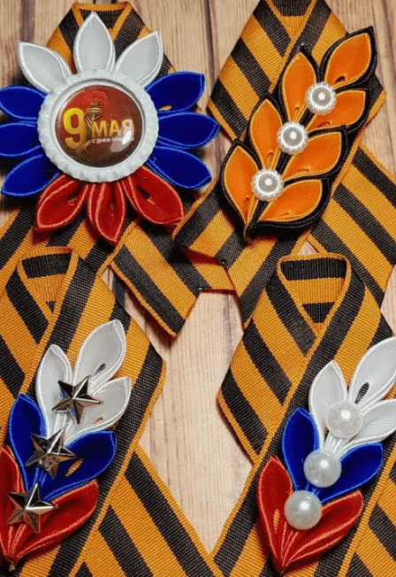 Мастер-класс по созданию георгиевской броши!