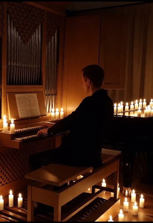 Тайны немецких гениев: орган при свечах.